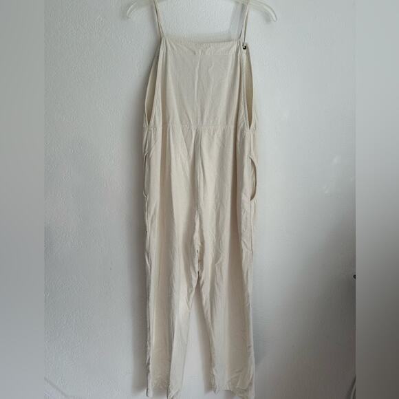 Lacausa Raw Silk Overalls size S Jumpsuit Pants in Cancas Pockets - Picture 7 of 9